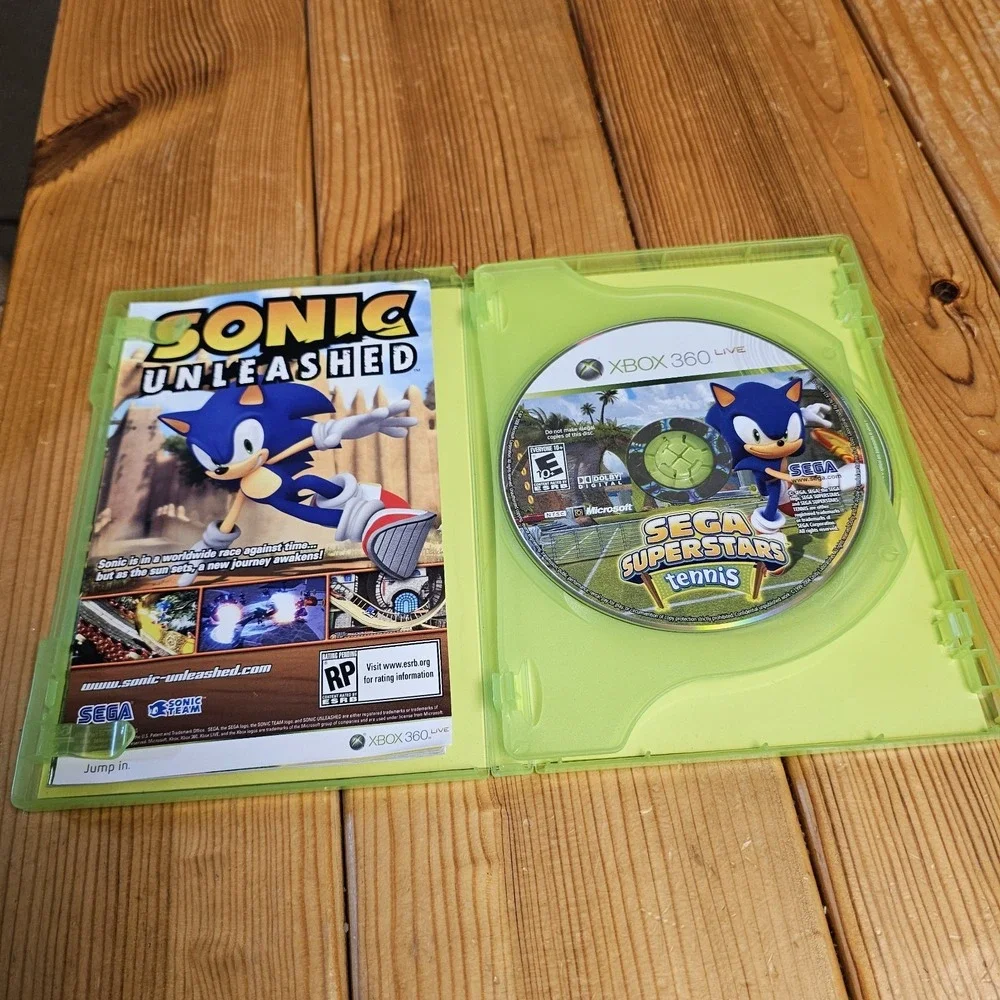Sega Superstars Tennis/Xbox Live Arcade Xbox 360 Complete in Box
